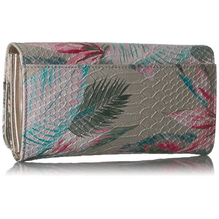 Portefeuille GUESS Kamryn Floral Large Flap Organizer Portefeuille Cdiscount Bagagerie Maroquinerie