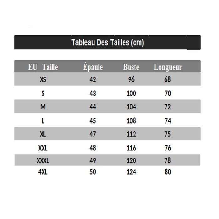 Guide taille blazer clearance