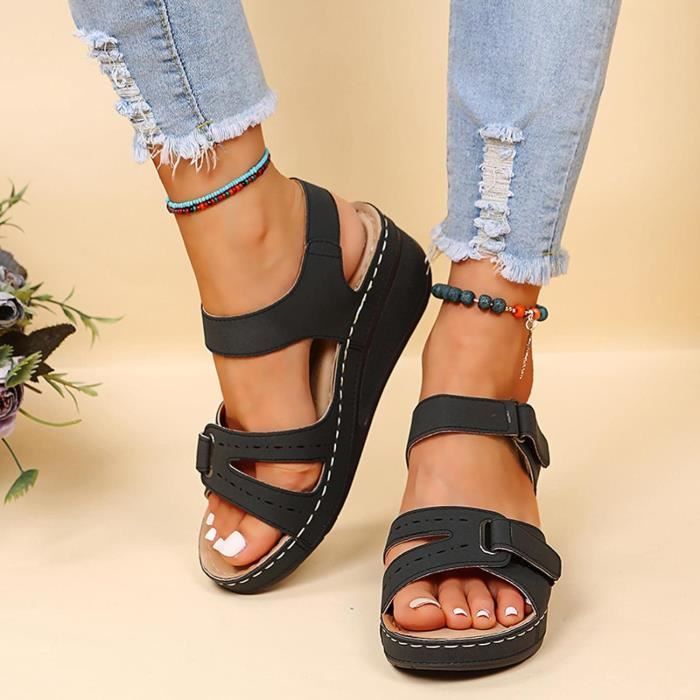 Chaussure marche été femme discount
