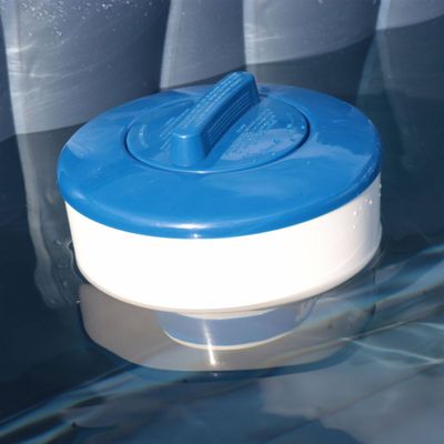 Diffuseur flottant réglable de chlore ou brome pour tablette de 7cm. doseur  flottant 17cm pour piscine/ spa - grand
