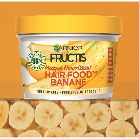 Garnier Masque Nourrissant Hair Food Banane Fructis 390 Ml