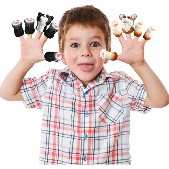 EXCEART - Lot De 50 Marionnettes à Doigts Wiggly œil - Jouets Créatifs Pour Enfants - Fête, école, Anniversaire