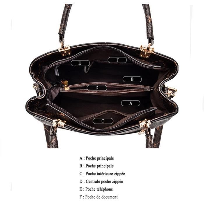 Sac à bandoulière grande capacité pour femmes, sacs à main décontractés en cuir PU, pochette à rabat, accessoire Streetwear Sac à bandoulière grande capacité pour femmes, sacs à main décontractés en cuir PU, pochette à rabat, accessoire Streetwear