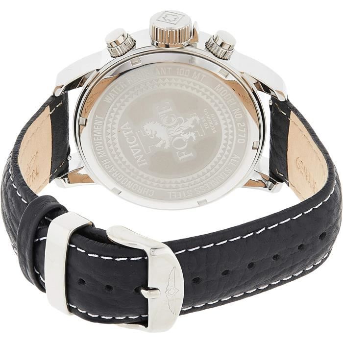 Montre Homme Invicta 2770 I Force Acier inoxydable Quartz Cadran noir Noir Sport Achat vente montre Homme Adulte Noir Acier Cdiscount