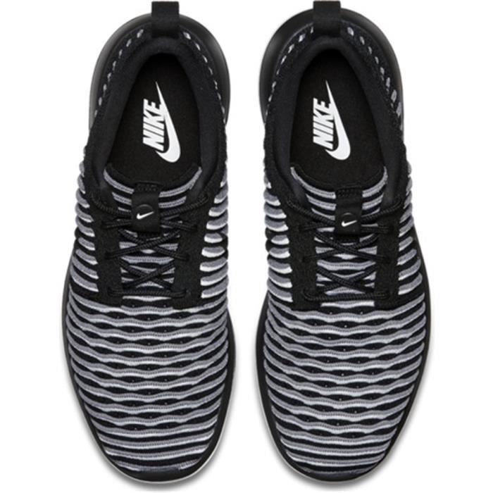 Chaussures de Running Nike Roshe Two Flyknit Femme Noir Occasionnel Cdiscount Sport