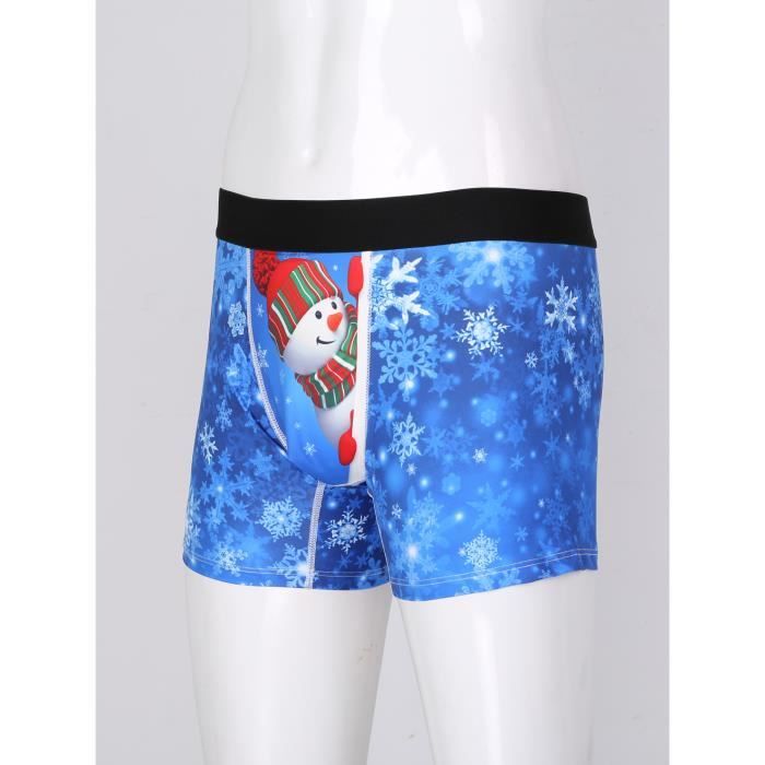YIZYIF Homme Boxer No l Sexy Cale on Imprim lastique Shorty Sous