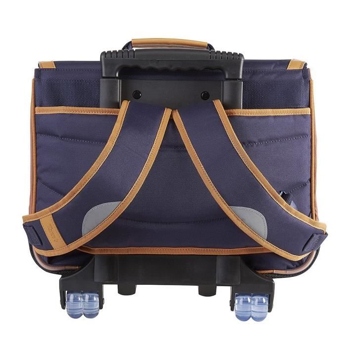 Cartable a roulettes 38 cm Tann s LET S SKATE Ollie Marron Ollie Cdiscount