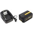 Tronçonneuse sans fil à batterie - GT ELEC - Guide 16 pouces - Batterie 2 Ah - Chaîne OREGON-3