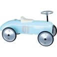 Porteur voiture de course en métal - Vilac - Vintage bleu tendre - Pour enfant dès 18 mois-3