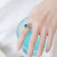 1 pc doigt bague sirène argent créatif décoratif exquis anneau ouvert bijoux bagues pour femme  BARRE DROITE - BARRE DE SURFACE-3