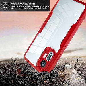 Coque protectrice 360° transparente pour Oppo A16/A16s, amovible et