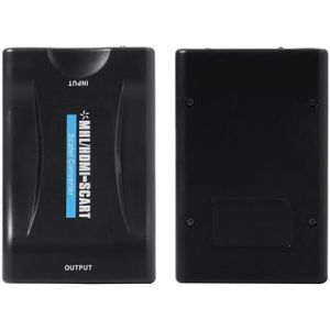 Adaptateur HDMI Vers SCART - Convertisseur HDMI Vers Périphérique TV Ancienne - Compatible NTSC/PAL - Pour PS3 Blu-ray Sky HD