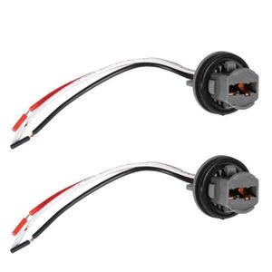 Qiilu Paire Supports Douille Phare B28V510A3 - Adaptateur Ampoule Lampe Pour Mazda 3/5/323 & ER6-F SL1000 Falco