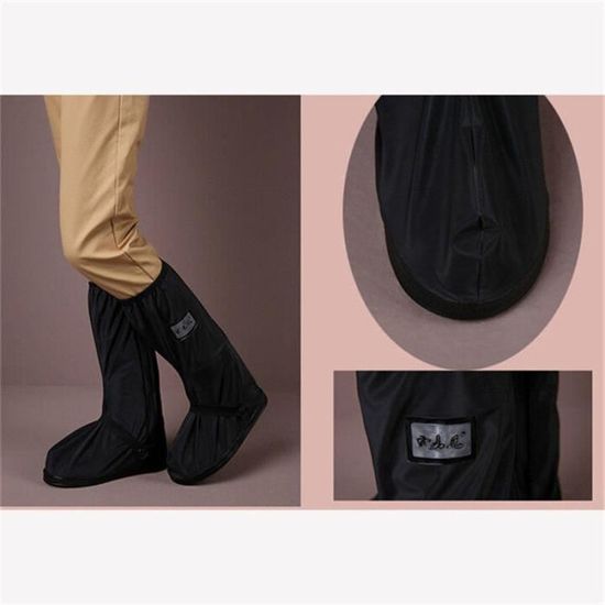 Couvre-chaussures imperméables pour moto Ixs Yorkton, noir Vente