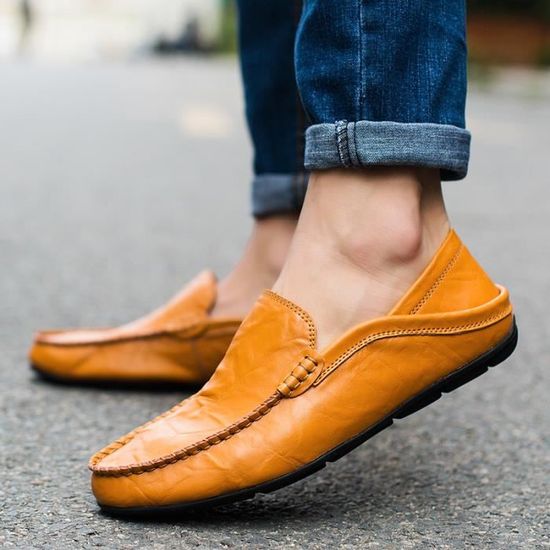 Slip homme cuir cheap