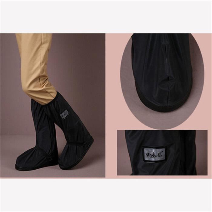 Couvre-chaussure anti-sable noir pour homme couvre-chaussure de pluie  imperméable réutilisable couvre-chaussure léger antidérapant, hommes et  femmes à