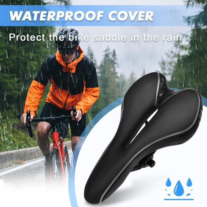 Selle Vtt Gel Selle De Velo Confortable Selle Vtt Confort Homme Siege De Velo Ergonomique Pour Homme Femme Vtt Velo De Rout H133 Cdiscount Sport