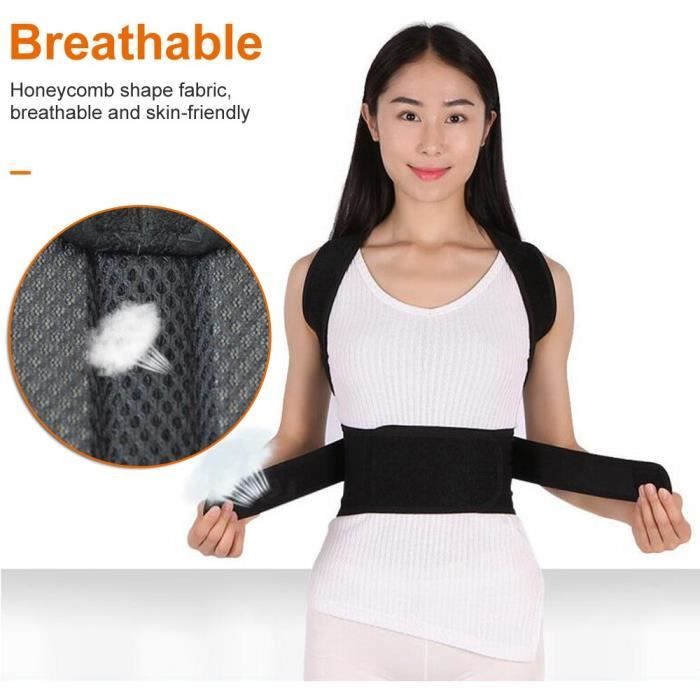 Correcteur de Posture ajustable barre en acier pour le dos