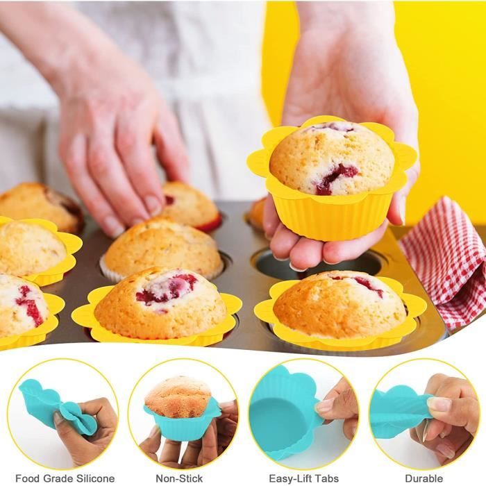 30 Pièces Moules À Cupcakes Et Muffins, Caissettes De Cuisson