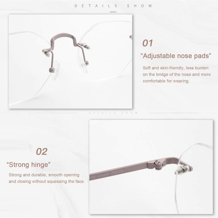 MIGOO Monture Lunettes Vue Rétro Rondes Lentille Claire - Style Homme Femme