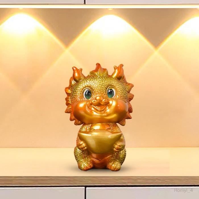 Statue de Figurine de Dragon du nouvel an chinois, Souvenirs mignons,  Sculpture de Dragon pour bureau, Modèle A - Cdiscount Maison