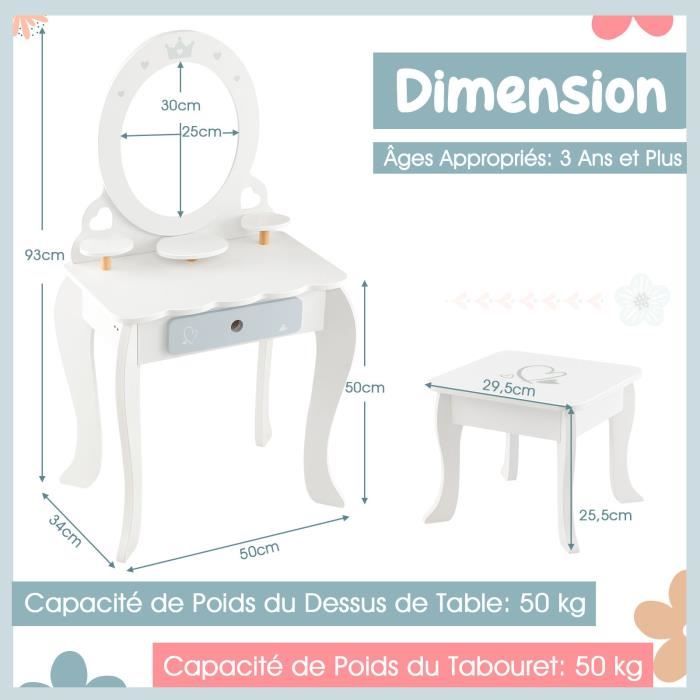 Coiffeuse et lavabo (2 en 1) Montessori – BellyStar