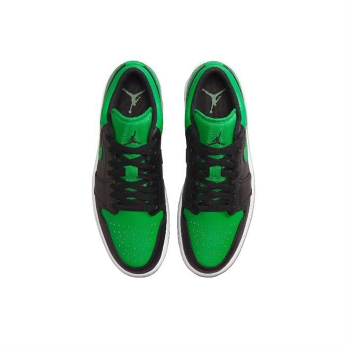 Jordan 1 noir on sale et verte