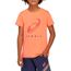 asics t shirt junior orange