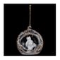 Feeric Christmas Décoration De Sapin Boule De Noël Ouverte En Verre Deco Animal D 8 Cm A Lorée Des Bois Chouette