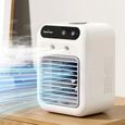 Ventilateur Climatiseur Portable - Compact Rafraîchissant USB - Réservoir 500ml humidificateur intégré - Chambre coucher