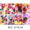 Téléchargement gratuit Images 8 Pcs Regarder Cherie Affiche Asiatique Reve Dessin Anime Affiche dernière salutations