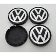 4x 55mm VW Logo Jante Cache Moyeu Centre De Roue Piqûres Emblème Pour Volkswagen#6N0 601 171-0