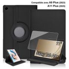 Housse pour tablette - HOM2SEEKER - Galaxy Tab A9 Plus - Cuir PU - Rotation 360° - Antichocs