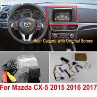 Caméra de recul,Caméra de recul pour voiture, écran d'origine pour Mazda CX5 CX-5 CX 5 2015 2016 2017, caméra de recul [D562499527]