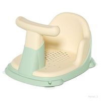 Siège de bain antidérapant assis support de chaise de bain avec ventouse pour bébé filles garçons bambin Vert comme décrit