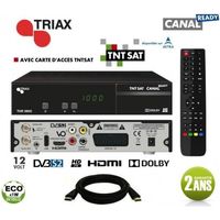 RECONDITIONNÉ TRIAX THR 9900 HD Récepteur satellite + Carte TNTSAT + Câble HDMi 2M Offert