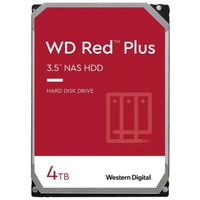 Disque dur Interne - WESTERN DIGITAL - Red Plus - 4To - 3.5" - Dédié NAS - 5400 RPM Class - SATA 6 GB/s (WD40EFPX)