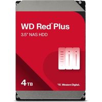 Disque dur Interne - WESTERN DIGITAL - Red Plus - 4To - 3.5" - Dédié NAS - 5400 RPM Class - SATA 6 GB/s (WD40EFPX)