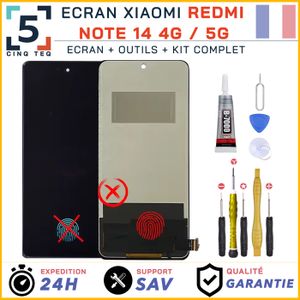 Original Ecran LCD Pulled avec Châssis (PIEC) Noir pour Redm