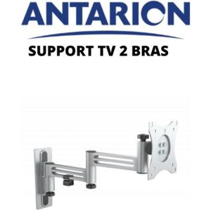 FIXATION - SUPPORT TV Support de télévision LCD 2 bras articulé en alu