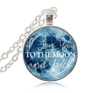 10 Mix Ton Argent Lunette Charme Pendentif Dos Ouvert Bijoux Creux Lune Cœur