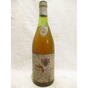 VIN BLANC puligny-montrachet roland thévenin blanc 1970 - bo