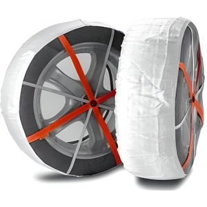 ISSE - Taille 58 - Paire de chaussettes neige classic pneus 13 à