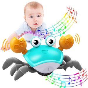POUPON Poupon APZNY Jouets musicaux électriques rechargeables d'animal familier de crabe d'évasion d'induction pour le bébé interactif d'an