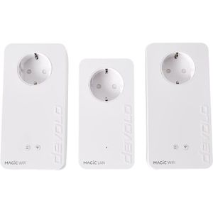 devolo Magic 2 WiFi 6 - Starter Kit - kit d'adaptation pour courant porteur  - GigE, HomeGrid - Wi-Fi 6 - Bi-bande - Branchement mural - Routeurs -  Achat & prix