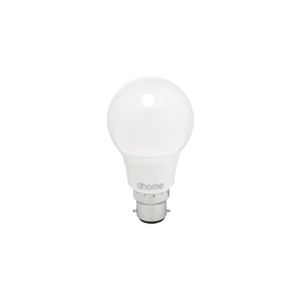 AMPOULE - LED Ampoule LED DHOME - B22 - Blanc - Efficacité lumin