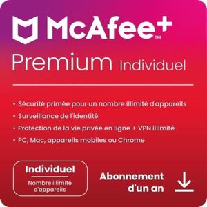 ANTIVIRUS À TELECHARGER McAfee®+ Premium – Individuel, antivirus et sécuri
