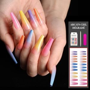 Peggy Sage Set Of 24 Artificial Nails With Patch - Faux ongles avec colle