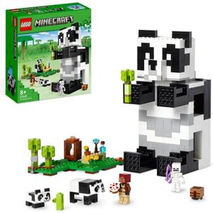 ASSEMBLAGE CONSTRUCTION LEGO Minecraft 21245 Le Refuge Panda, Jouet de Mai