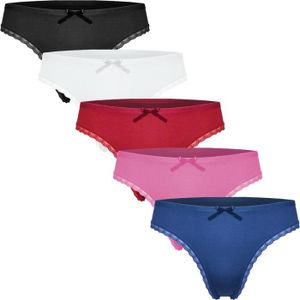 STRING - TANGA String Femme Lot de 5 - Lingerie Femme - String Dentelle -